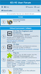 Mobile Screenshot of forums.iesve.com