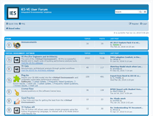 Tablet Screenshot of forums.iesve.com